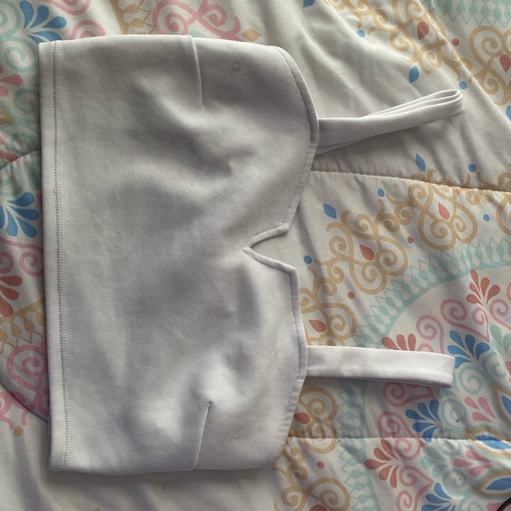 White, Love J Crop Top